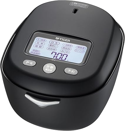 タイガー魔法瓶(TIGER) 炊飯器 5.5合 土鍋圧力IH式 最上位モデル 日本製 土鍋ご泡火炊き 環境配慮パッケージ ブラック JRX-G100K