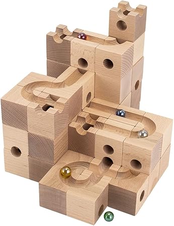 [ キュボロ ] スタンダード50 Cuboro Standard 50 50キューブ 大容量セット 204 玉の道 玉の塔 キッズ 木のおもちゃ 積み木 クボロ社 ブロック Starter sets [並行輸入品]