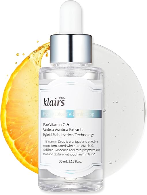 ビタミンC 美容液 [クレアス (Klairs)] フレッシュリージュースド ビタミンドロップ 35ml - vitamin c 生ビタミンC ピュアビタミン くすみ セラム 毛穴 角質 乾燥肌 水分 敏感肌 スキンケア 低刺激 アンプル 温感美容