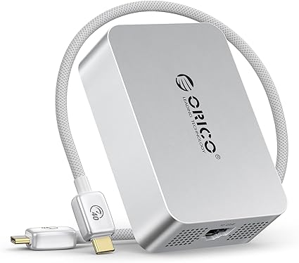 ORICO Thunderbolt 3 10GbE Ethernet Adapter 10gbps 有線lanアダプタ イーサネットアダプター サンダーボルト3 10GB高速ネットワーク接続 NAS Windows Mac 対応