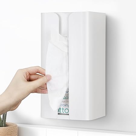 【強力マグネット式】チチロバ(TITIROBA) ティッシュケース マグネット ティッシュボックス キッチンペーパーホルダー ペーパータオルホルダー ティッシュ収納 磁石 壁掛け 吊り下げ キッチン 浴室 お風呂 洗面台 ホワイト