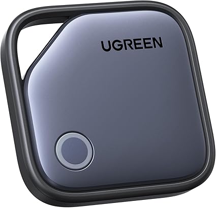 UGREEN FineTrack Smart Finder スマートトラッカー Appleの「探す」に対応 (iOS端末のみ) スマートタグ SmartTrack 紛失防止タグ/探し物 鍵/バッグ/財布/荷物/ペットの首輪など用 置き忘れ防止 スマホ鳴らす/防水/軽量