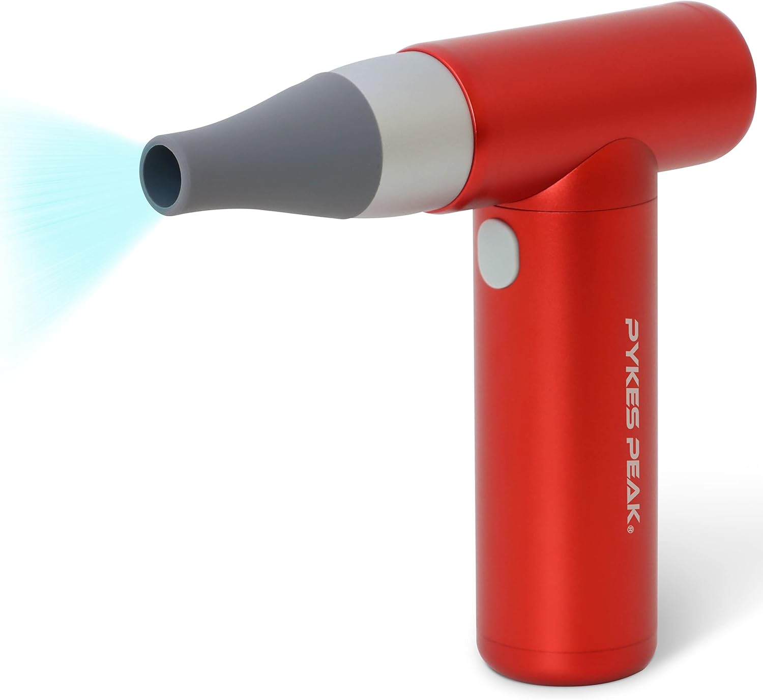 PYKES PEAK (パイクスピーク) 電動エアダスター ミニジェットファン 充電式 風量調整 4段階 小型 軽量 強力 コンパクト ハンディ ファン Mini Jet Fan PC キーボード 掃除 アウトドア【CANDY RED】