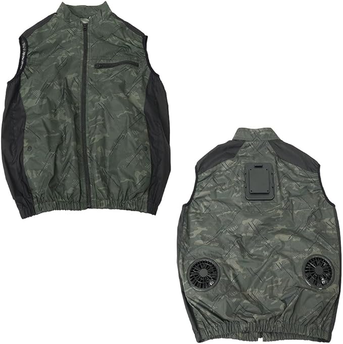 [THANKO] 暑さ対策 現場 外仕事 屋外 冷却 ファン付きベスト 作業服 圧倒的に冷える「冷蔵服4」 TKCV25S（本体のみ）