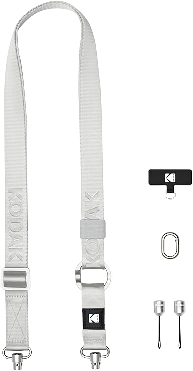 [KODAK] Multi-Purpose Camera Strap - Quick Detach System, Lightweight and Durable Metal Swivels for Multi-Purpose SLR Cameras Compact Cameras and Smartphones