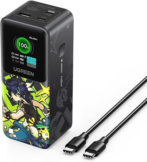 UGREEN Nexode モバイルバッテリー 130W 20000mAh 原神モデル