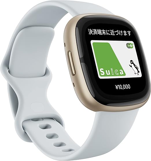 【Suica対応】Fitbit Sense 2スマートウォッチ ブルーミスト [6日間以上のバッテリーライフ/Alexa搭載/GPS搭載] FB521GLBM-FRCJK [日本正規品]