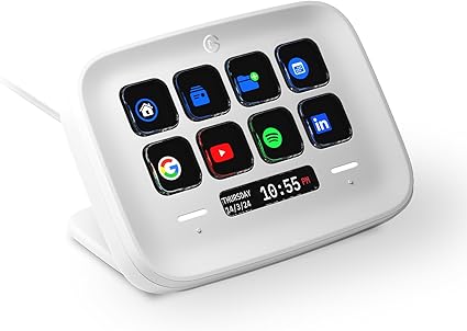 【Amazon.co.jp限定】Elgato Stream Deck Neo – カスタム可能な8個のキー、2つのTouch Points、タスクとワークフローを加速 - Word、Excel、PowerPoint、Teams、Zoom、Spotify、その他をコントロール、ドラッグ&ドロップで設定可能 - MacとPCに対応