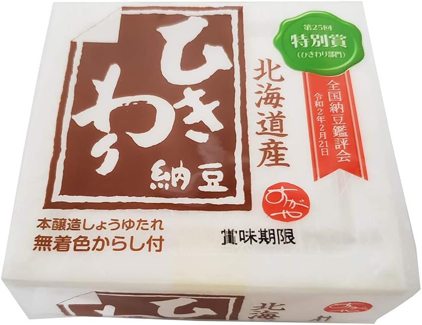 [冷蔵] 菅谷食品 国産ひきわり納豆　２P 50g×2