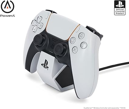 【PlayStation公式ライセンス製品】PowerA ソロ チャージングステーション for PS5 DualSense ワイヤレスコントローラー PlayStation5 PSPW0361JP-01【国内正規品 2年保証】