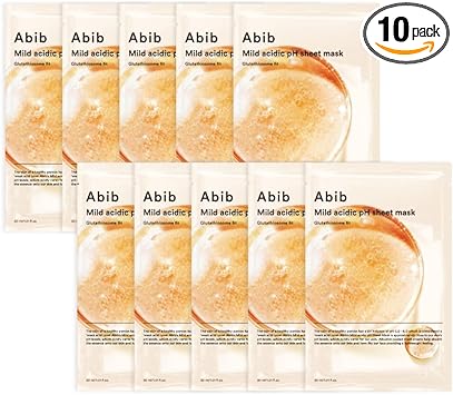 Abib 弱酸性シートマスクパック/ガムシートマスクパック全種類 (グルタチオンソームフィット10枚)