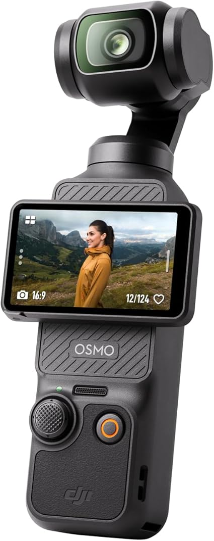 DJI vlogカメラ Osmo Pocket 3 1インチ CMOS 4K 120fps 動画対応 Vlog用デジカメ 3軸スタビライザー ジンバルカメラ アクションカメラ 高速フォーカス 顔 被写体トラッキング 回転式2インチ タッチスクリーン