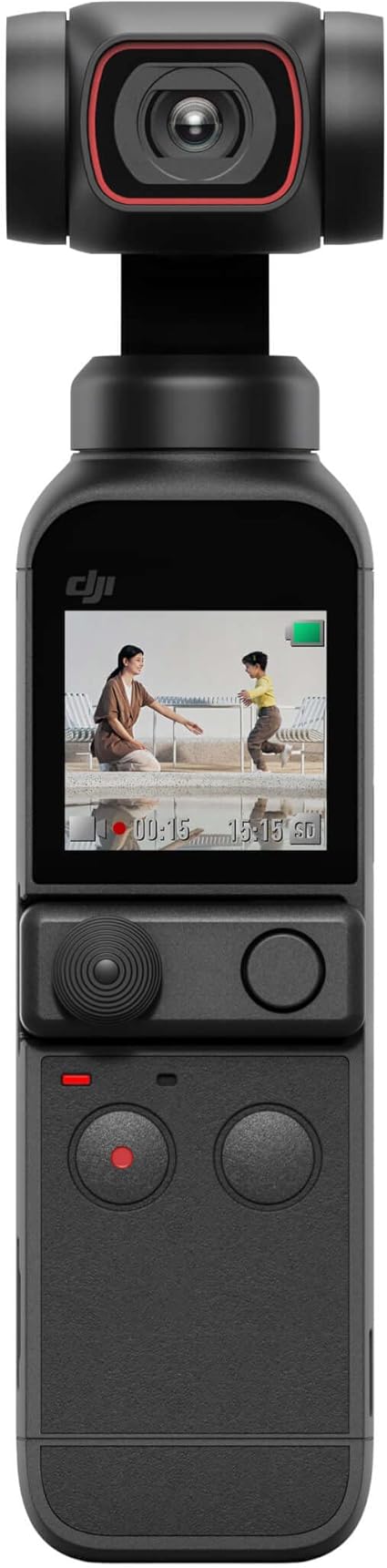 DJI Pocket 2 vlogカメラ3軸ジンバル 手持ちスタビライザー 4Kカメラ 1/1.7インチCMOS 64MP写真 フェイストラッキング YouTube/TikTok/Vlog用動画撮影 Android & iPhone対応 ポータブル ビデオカメラ ブラック