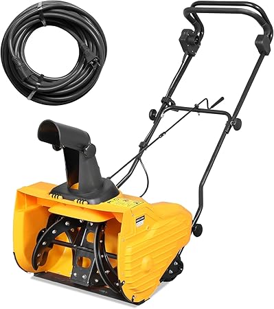 HAIGE 電動除雪機 手押し式 除雪幅50cm 除雪高30cm HG-K1650 & 20m延長コードセット