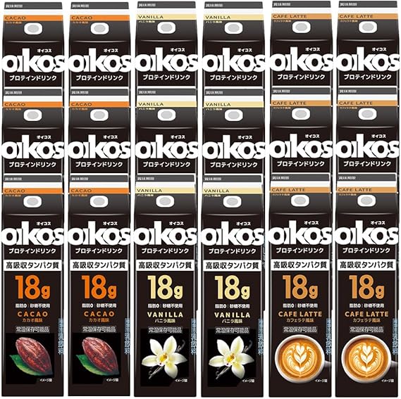 ダノンジャパン ダノンオイコス プロテインドリンク 240ml 3種セット各6本 高吸収たんぱく質