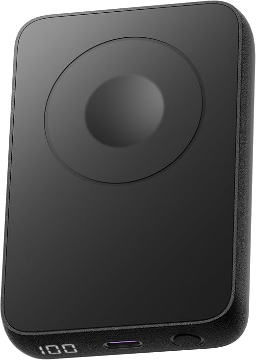 CIO モバイルバッテリー ワイヤレス充電 iPhone 17 / 16 / 15 マグネット Apple Watch AirPods pro タイプC 5000mAh 軽量 小型 薄型/USB Type-C SMARTCOBY Ex02 Wireless Charger(Magnet & Watch) plus Stand