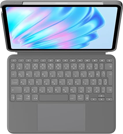 ロジクール Combo Touch iPad Air 11インチ M3 & M2 iK1178GRA キーボード付き ケース 軽量 日本語配列 キーボード スマートコネクタ オックスフォードグレー 国内正規品