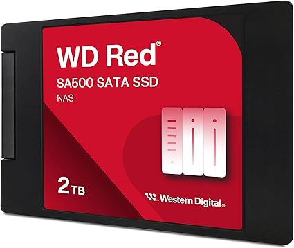 Western Digital ウエスタンデジタル WD Red SATA SSD 内蔵 2TB 2.5インチ (読取り最大 560MB/s 書込み最大 520MB/s) NAS メーカー保証5年 WDS200T2R0A-EC SA500 【国内正規取扱代理店】