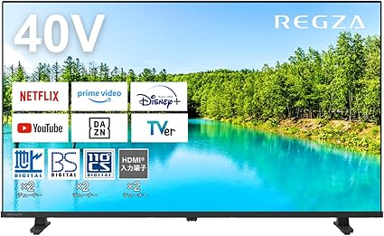 REGZA 40インチ Airplay ネット動画対応 フルハイビジョン V35Nシリーズ 液晶 40V35N 2024年モデル