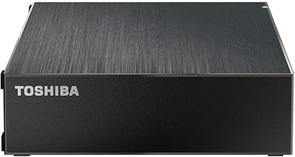 東芝 外付け ハードディスク 6TB 【 テレビ録画 / 4K / Windows/mac / PS4 / バッファロー製nasne™ 対応 】 静音 コンパクト Canvio Desktop HD-TDA6U3-B/N