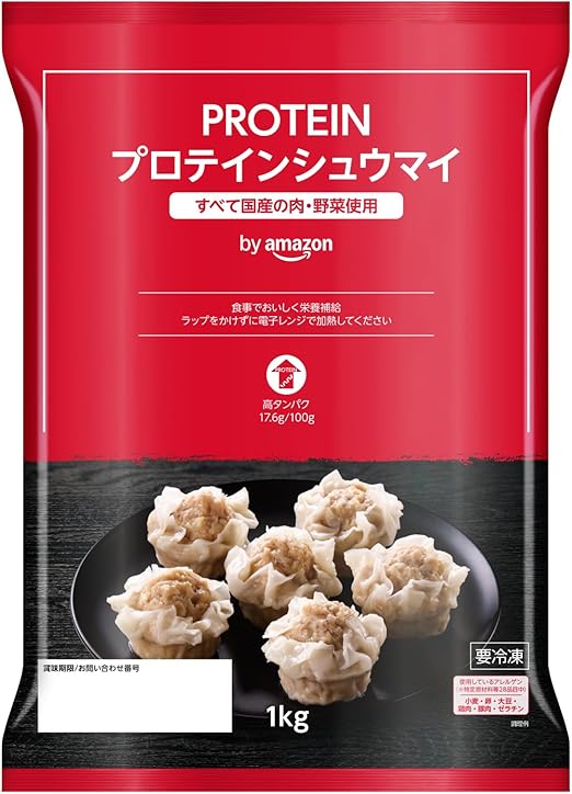 [冷凍] by Amazon 味の素 PROTEIN プロテインシュウマイ 1kg 高タンパク プロテイン 冷凍食品 シュウマイ 焼売 大容量