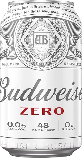 バドワイザー ゼロ 缶 Budweiser [ ノンアルコールビール 350ml × 24本 ]