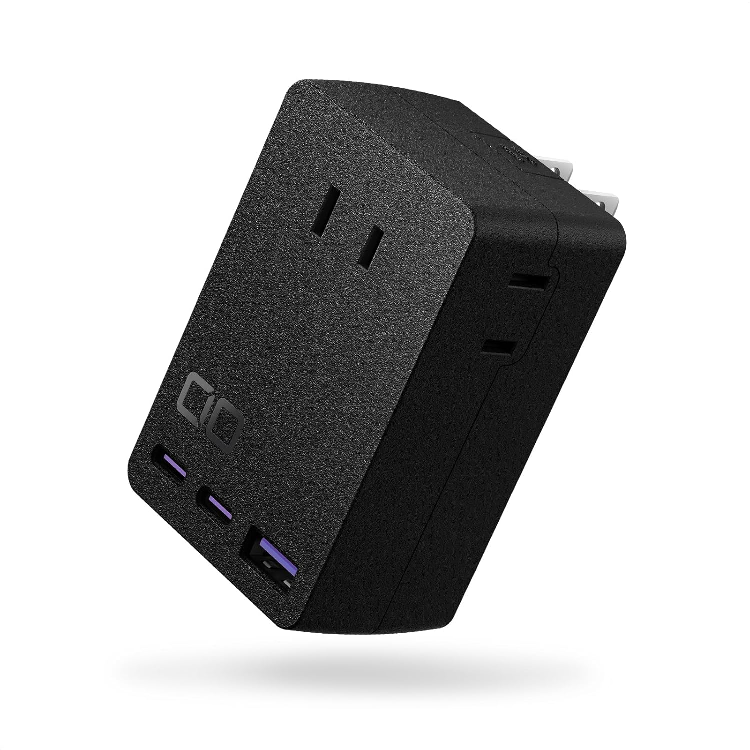 CIO 壁挿し 電源タップ Polaris CUBE WALL USB PD 65W タイプC [CIO独自技術 NovaIntelligence搭載] USBタップ コンセント 急速充電 iPhone 17 / 16 / 15 Android Macbook iPad Galaxy S23 Ultra (ブラック)