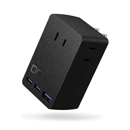 CIO 壁挿し 電源タップ Polaris CUBE WALL USB PD 65W タイプC [CIO独自技術 NovaIntelligence搭載] USBタップ コンセント 急速充電 iPhone 17 / 16 / 15 Android Macbook iPad Galaxy S23 Ultra (ブラック)