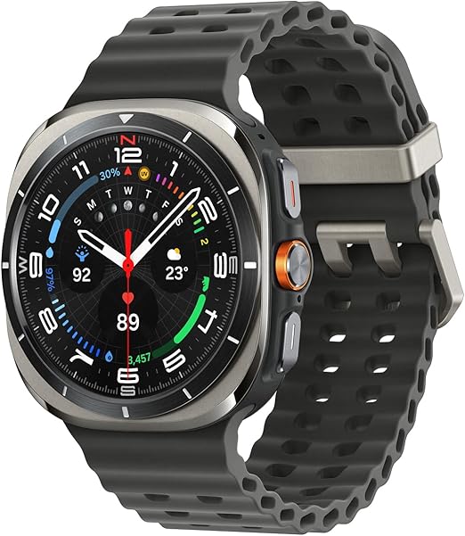 Galaxy Watch Ultra｜チタニウムシルバー｜スマートウォッチ｜Samsung 純正 国内正規品｜2024年発売｜Felica対応｜防水｜LTE｜Bluetooth v5.3｜GPS｜バッテリー最大80時間｜睡眠管理｜SM-L705FZTJSJP