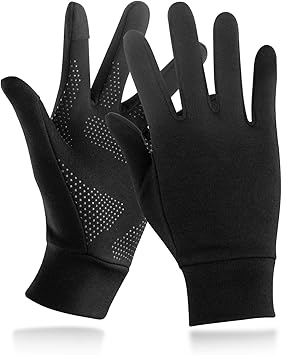 [Unigear] ランニンググローブ アウトドアグローブ 防寒手袋 スポーツ 手袋 スマホ タッチパネル対応 滑り止め加工 耐磨耗 裏起毛 3D立体裁縫 高弾力 吸湿＆通気 登山 ジョギング サイクリング ハイキング クライミング 通勤通学 秋冬用…