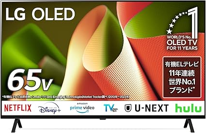 有機ELテレビ OLED65B4PJA [65V型 /4K対応 /BS 4Kチューナー内蔵 /YouTube対応/Netflix対応]