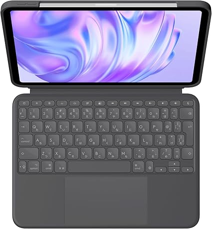 ロジクール Combo Touch iPad Pro 11インチ M4 iK1177GRA キーボード付き ケース 軽量 日本語配列 キーボード スマートコネクタ グラファイト 国内正規品