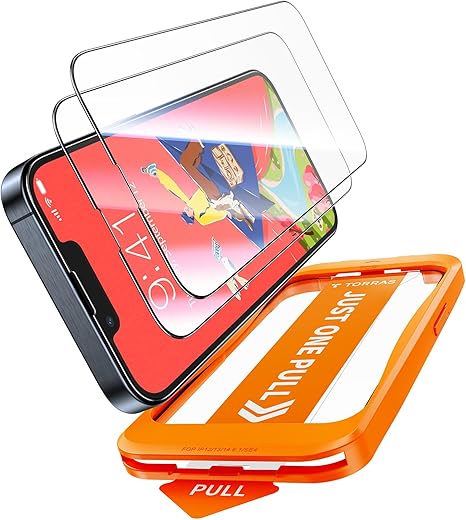 TORRAS 対応 iPhone 16e ガラスフィルム 航空宇宙材料 米軍No.1規格 全面保護 10倍強化極細縁 貼るだけマスター 9H越え 超簡単貼り付け 自動除塵/吸着 指紋防止 ズレ/気泡なし 2枚 さらさら 6.1インチ アイフォン16e 用 保護フィルム GlassGo Ultra