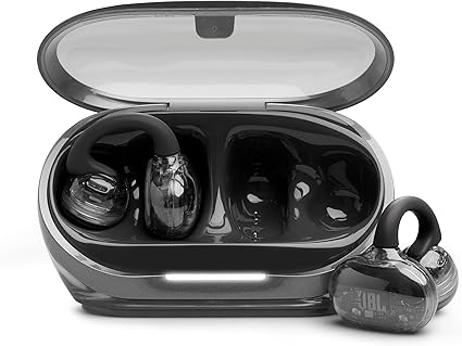 JBL Soundgear Clips 完全ワイヤレスイヤホン/オープンイヤー/イヤーカフ/低音ブースト/急速充電対応/マルチポイント/IP54防塵防水/音漏れ軽減/Bluetooth5.4/ブラック/JBLSNDGEARCLBLK