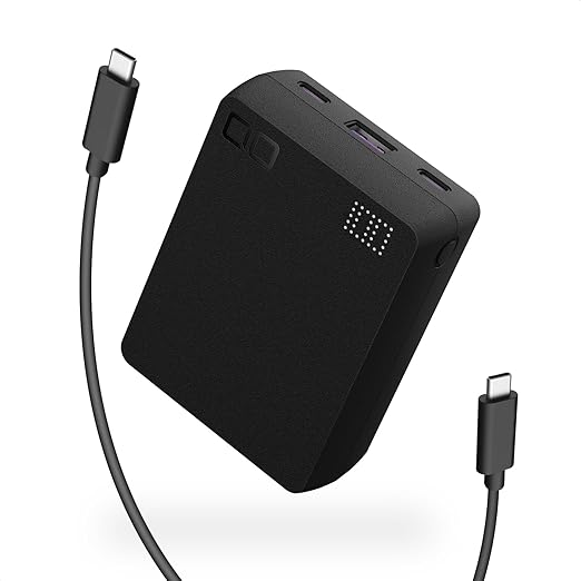 CIO モバイルバッテリー 大容量 20000mAh [世界最小級] PD 30W 小型 軽量 急速充電 3ポート パススルー iPhone 15 / 16 /Android/Macbook/Windows ノートPC SMARTCOBY TRIO 35W 2C1A (ブラック)