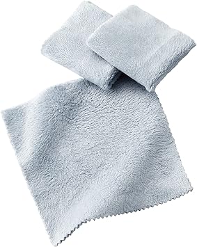 エレコム クリーニングクロス 超極細繊維 超強力クロス Sサイズ 3枚セット クリーナー マイクロファイバー 水性/油性汚れ対応 強力 ウォッシャブル 【日本製】 グレー AFKCT-007GYSET