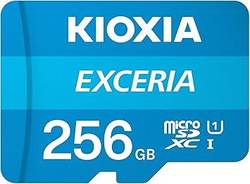 KIOXIA(キオクシア) 旧東芝メモリ microSD 256GB UHS-I Class10 (最大読出速度100MB/s) Nintendo Switch動作確認済 国内サポート正規品 メーカー保証5年 KLMEA256G