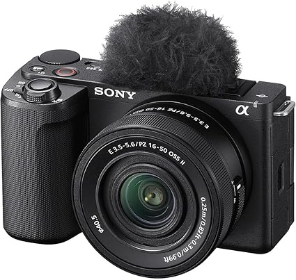 SONY(ソニー) Vlog用カメラ レンズ交換式VLOGCAM APS-C ミラーレス一眼カメラ ZV-E10M2 パワーズームレンズキット(同梱レンズ:SELP16502) ウィンドスクリーン付属 ブラック ZV-E10M2K BQ