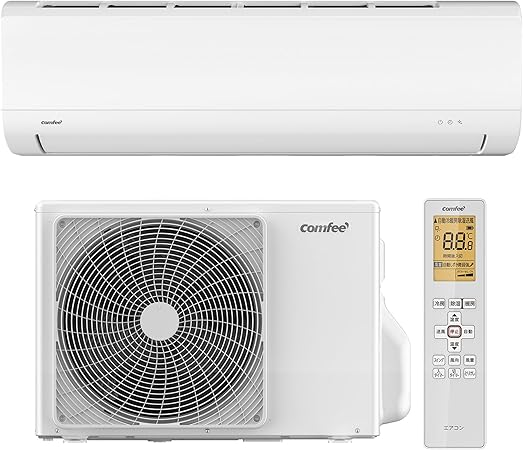 [2024年モデル] COMFEE' エアコン 14畳 4.0kw 大風量快適 冷暖房 静音 省エネ 除湿 内部清浄 ルームエアコン 上下ルーバー 家庭用/一人暮らし 保証1年 CYA-401A(W)