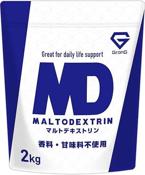 グロング マルトデキストリン 2kg デキストリン カーボパウダー 人工甘味料不使用 甘味料不使用 カーボ 炭水化物 GronG