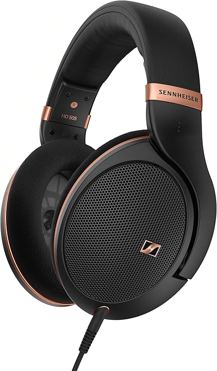 【Amazon.co.jp 限定】ゼンハイザー Sennheiser ヘッドホン 有線 HD 505 開放型 オープン型 高性能トランスデューサーリスニング ゲーミング 動画視聴 軽量 コッパ―【国内正規品】