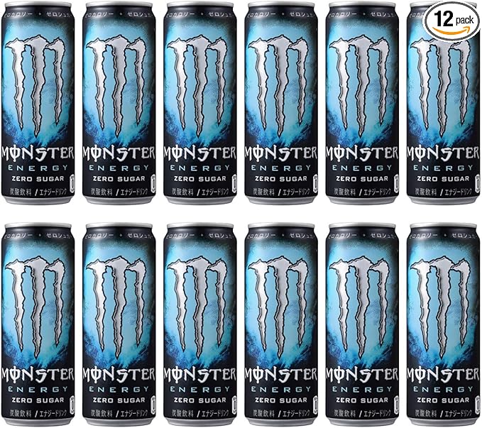 モンスター アサヒ飲料 エナジー ゼロシュガー 355ml×12本 [エナジードリンク]【Amazon.co.jp 限定】