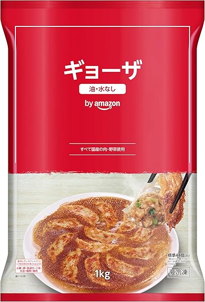 [冷凍] by Amazon 味の素 ギョーザ 1kg 袋 冷凍食品 餃子 ぎょうざ おかず お取り寄せグルメ 夕食 昼食 おつまみ 大容量 (SOLIMO)