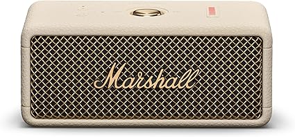 Marshall ワイヤレスポータブル防水スピーカー Emberton III クリーム 連続再生32時間/IP67防水仕様/小型/急速充電 【国内正規品】