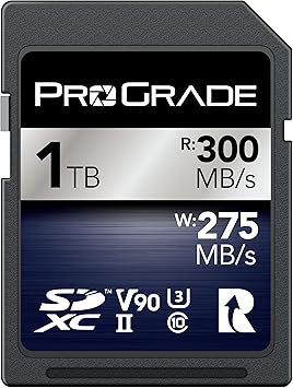 ProGrade Digital SDXC UHS-II V90 IRIDIUM 1TB メモリーカード 最大読込300MB/s 最大書込275MB/s プログレードデジタル 正規輸入品