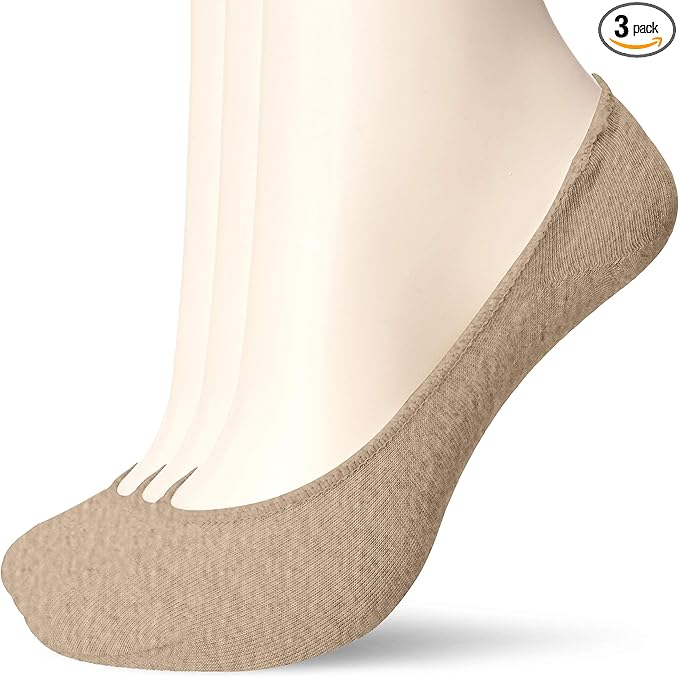 [オカモト] 脱げない ココピタ フットカバー 浅め パンプス用 綿混 カジュアルタイプ レディース D440-422