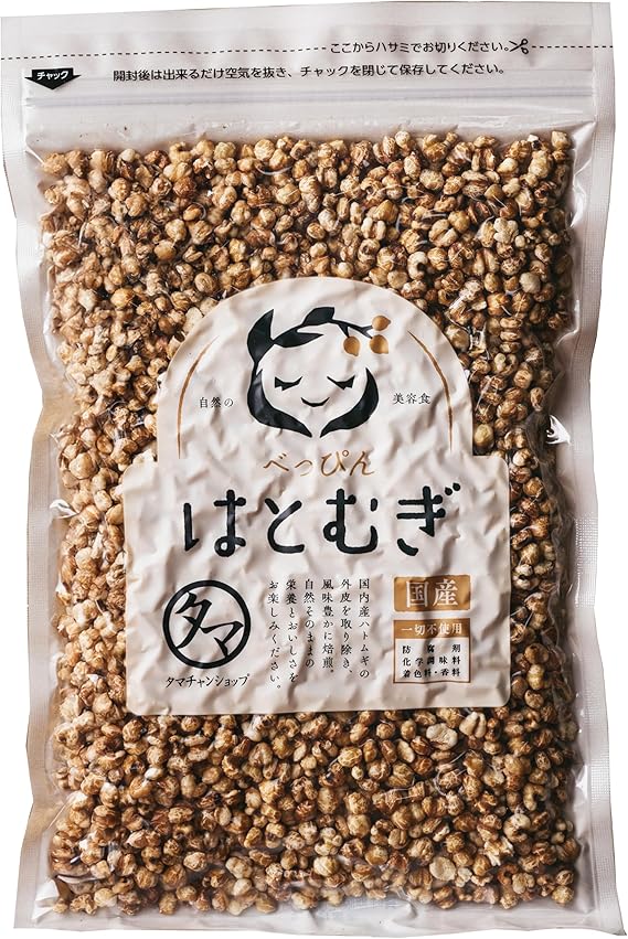 タマチャンショップ ハトムギスナック150g べっぴんはとむぎ スナックタイプ 150g チャック付き 国産 はと麦