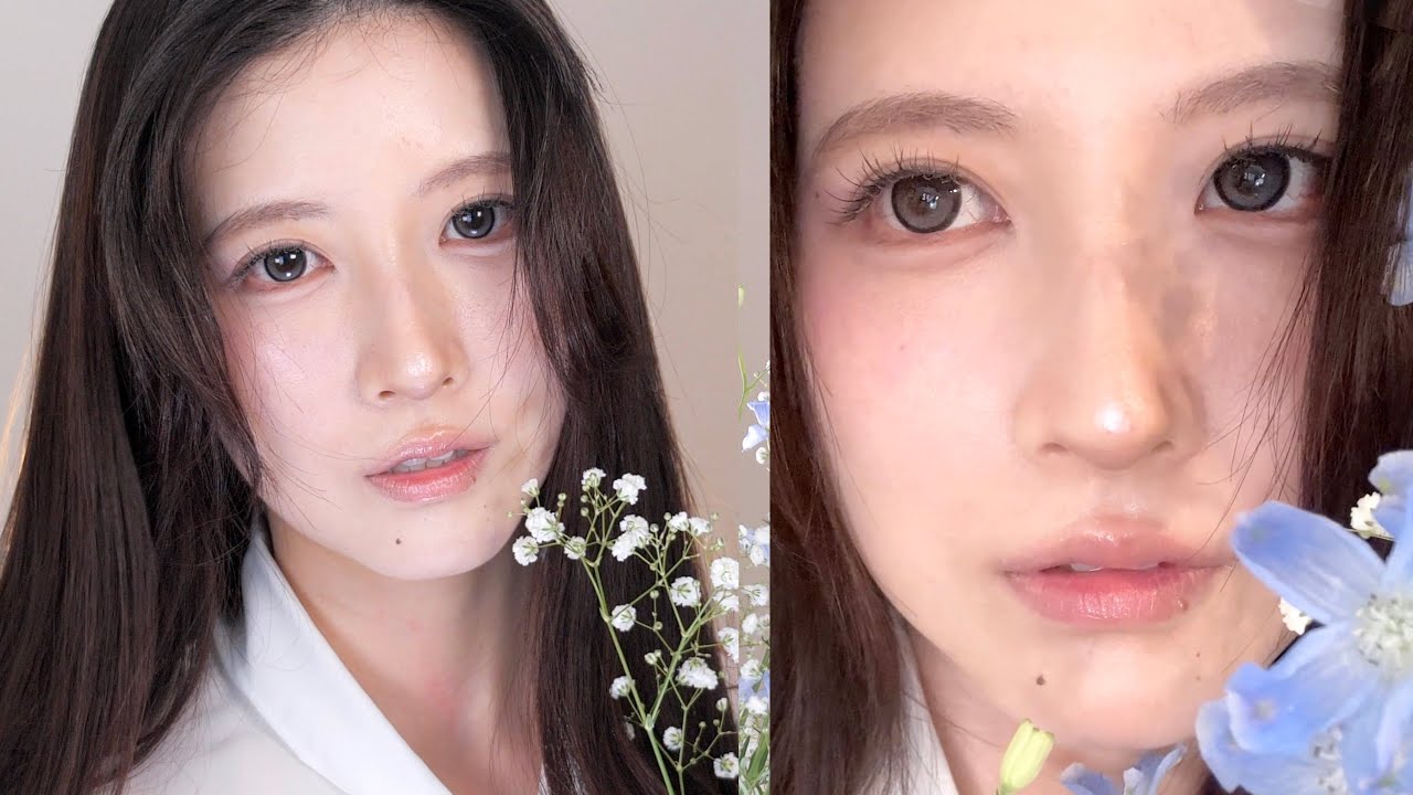 【ブルベ大優勝】涼しげに見える透明感メイク。