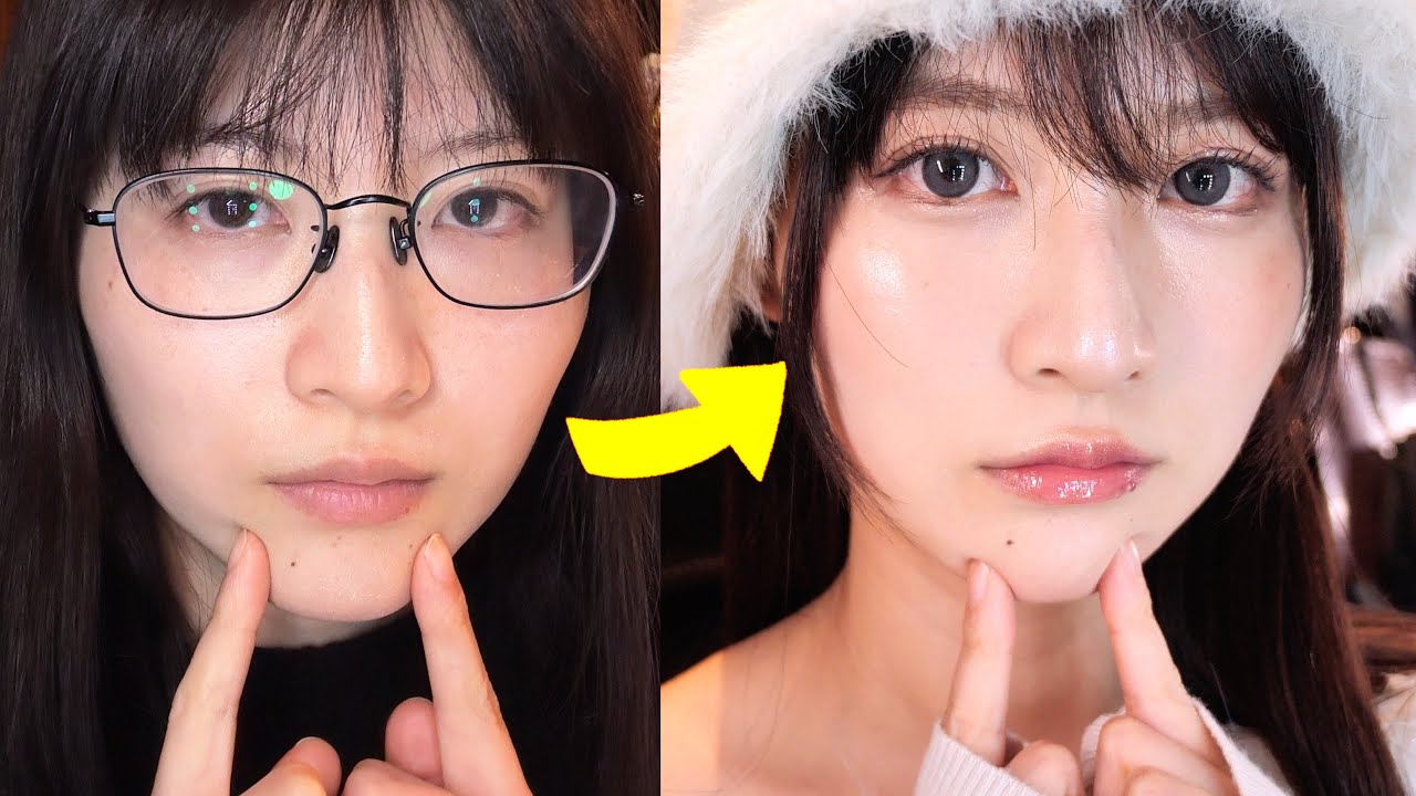 過去イチ盛れた!!私史上NO.1の超可愛い冬メイク 2024