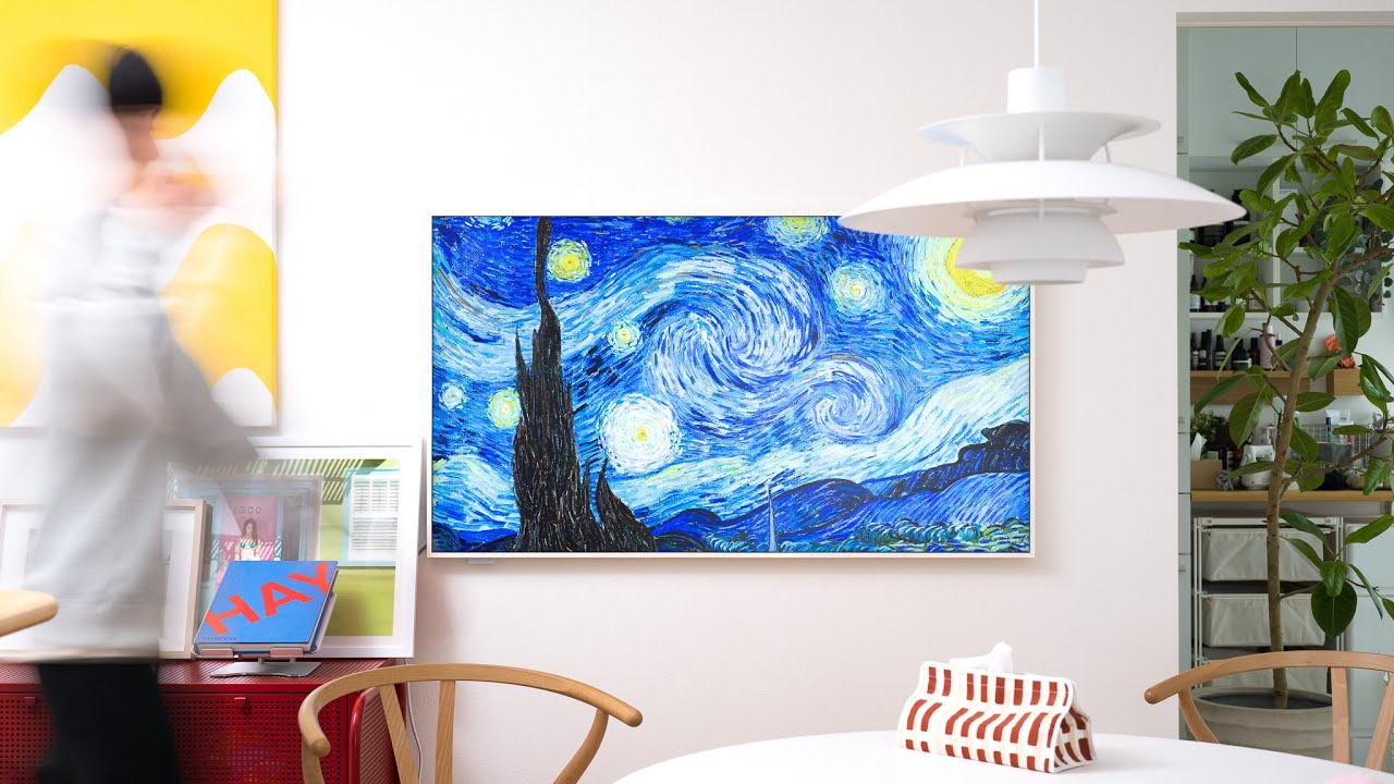 【買った】ほぼアート!壁掛けできる薄型テレビ。実際に使ってわかった良い点&残念な点|A300W NXTFRAME TVレビュー